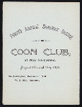 FOURTH ANNUAL SUMMER OUTING [held by] THE COON CLUB [at] "THE ROCKINGHAM, PORTSMOUTH, NH" (HOT;)