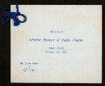 24TH INITIATION BANQUET OF KAPPA CHAPTER [held by] THE SECRET ORDER OF CHI PHI [at] EMPIRE PARLORS (OTHER (CLUB?);)