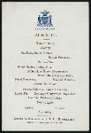 DINNER TO OFFICERS OF U.S.S." MINNEAPOLIS" [held by] U.S.S.SAN FRANCISCO [at] "SMYRNA,TURKEY;" (SS;)