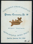 18TH ANNUAL RECEPTION [held by] PALESTINE COMMANDERY OF NO.18 KNIGHT TEMPLAR [at] "METROPOLITAN OPERA HOUSE, NY" (OPERA HOUSE)