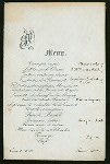 SILVER WEDDING DINNER [held by] ? [at] "PARIS, FRANCE"
