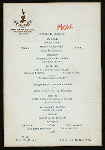 DINNER [held by] R.G.(?) [at] "HOFFMAN HOUSE, MADISON SQUARE, NY" (HOTEL)