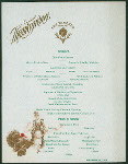 THANKSGIVING DAY DINNER [held by] WINDSOR [at] NY (HOTEL)