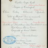 DINNER [held by] ROUND TABLE CLUB [at]