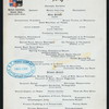 DINNER [held by] HOTEL CADILLAC [at] "DETROIT,MI" (HOTEL;)