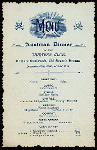 DINNER [held by] THIRTEEN CLUB [at] "CAFE BOULEVARD,[NEW YORK, NY]" ((CAFE);)