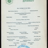 DINNER [held by] HOTEL DENNIS [at] "ATLANTIC CITY,NJ" (HOTEL;)