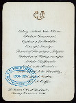 RECEPTION] [held by] UNION CLUB OF CLEVELAND [at] "CLEVELAND, OH" (OTHER (CLUB);)
