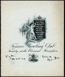 TWENTY-SIXTH ANNUAL RECEPTION [held by] TERRACE BOWLING CLUB [at] LEXINGTON OPERA HOUSE [NY] (PRIVATE CLUB (?))