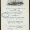 LUNCHEON TO COMMERCIAL CLUBS OF BOSTON, CHICAGO, AND ST. LOUIS [held by] COMMERCIAL CLUB OF CINCINNATI [at]