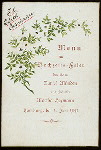 WEDDING RECEPTION OF DANIEL MUNDEN AND MARTHA HERMANN [held by] HOCHZEITS-FEIER [at] "HAMBURG,[GERMANY]" (FOR;)