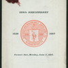 259TH ANNIVERSARY [held by] ANCIENT AND HONORABLE ARTILLERY CO. OF MASSACHUSETTS [at] "FANEUIL HALL, [BOSTON, MA]" (OTHER (CITY BUILDING?))