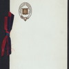 FACULTY BANQUET TO THE CLASS OF '97 [held by] UNIVERSITY OF PENNSYLVANIA DEPARTMENT OF DENTISTRY [at] "HOTEL BELLEVUE, PHILADELPHIA [PA]" (HOTEL;)