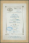 DINNER [held by] MENZIES HOTEL [at] "MELBOURNE, AUSTRALIA" (FOR;)