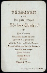 DEJEUNER [held by] H.M.PARAMINDR MAHA CHULALONGKORN-KING OF SIAM [at] "ROYAL YACHT-""MAHA-CHAKRI""" (ROYAL YACHT)