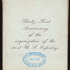 31ST ANNIVERSARY [held by] 5TH CORPS-21ST REGIMENT-2ND DIV. [at] "HOTEL CHAMPLAIN,CLINTON COUNTY, NY" (HOTEL;)