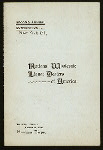 SECOND ANNUAL CONVENTION [held by] NATIONAL WHOLESALE LIQUOR DEALERS OF AMERICA [at] "STEAMER ISABEL, HUDSON RIVER, NY" (SS)