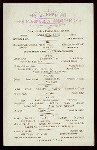 SUPPER [held by] FABYAN HOUSE [at] "WHITE MOUNTAINS, NH" (HOTEL;)