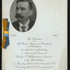 TESTIMONIAL DINNER TO PRES. CHARLES L. HOLLINSHEAD ON HIS 25TH ANNIVERSARY WITH COMPANY [held by] DIRECTORS OF THE UNION INSURANCE COMPANY [at] "HOTEL WALTON, PHILADELPHIA, PA" (HOT;)