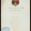 BREAKFAST [held by] KING OF SIAM [at] "THE BRAGANZA, LISBON, PORTUGAL" (FOR;)