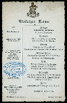 DINNER [held by] TRAFALGAR ? [at] "GRAND HOTEL, THE, LONDON,[ENGLAND]" (FOR;)