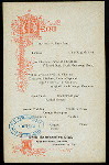 DINNER [held by] NEW HAMPSHIRE CLUB [at] "YOUNG'S HOTEL, BOSTON,MA" (HOTEL)