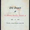 DINNER [held by] OLD GUARD ALBANY ZOUAVE CADETS [at] ALBANY CLUB (OTHER (CLUB);)