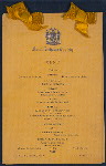DINNER [held by] SAINT NICHOLAS SOCIETY [at] "DELMONICO'S, NEW YORK, NY" (HOT;)