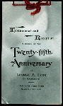 TESTIMONIAL & RECEPTION IN HONOR OF 25TH ANNIVERSARY OF GEORGE F. LYON IN JOURNALISM [held by] NEW YORK PRESS CLUB [at] NEW YORK PESS CLUB (OTHER (CLUB);)