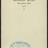 DINNER [held by] BUFFALO CLUB [at] "(BUFFALO, NY?)" (OTHER (PRIVATE CLUB?);)