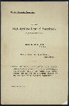 DINNER HONNORING ISAAC N. SOLIS, HENRY GREEN, JOHN DEAN [held by] HIGH APPELLATE COURT OF PENNSYLVANIA [at] "THE BELLEVUE, (PHILDELPHIA PA?)" (HOTEL;)