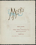 ANNUAL DINNER [held by] ALBANY SOCIETY OF NYC [at] "DELMONICO'S, NY" (HOTEL)
