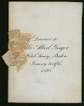 DINNER TO MR. ALBERT GEIGER [held by] 21 SPONSORS LISTED ON BACK [at] "HOTEL SAVOY, BOSTON,MASS.;" (HOTEL)