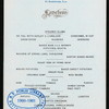 LUNCHEON [held by] ALCAZAR HOTEL [at] "ST. AUGUSTINE,FLA." (HOTEL)