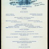 DINNER [held by] BALTIMORE AND OHIO RR [at] "ROYAL BLUE LINE,WALDORF" (RR;)