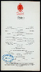 DINNER [held by] HOTEL ALGAZAR [at] "ST. AUGUSTINE,FL" (HOTEL;)