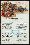 LUNCH [held by] NORDDEUTSCHER LLOYD BREMEN [at] SS HOHENZOLLERN (SS;)