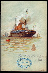 DINNER [held by] HAMBURG-AMERIKA LINIE [at] SS AUGUSTE VICTORIA (SS;)