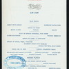 DINNER [held by] HOTEL ROYAL PALM [at] "MIAMI BISCAYNE BAY,FL" (HOTEL;)