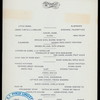 DINNER [held by] HOTEL ALGAZAR [at] "ST. AUGUSTINE,FL" (HOTEL;)