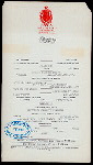DINNER [held by] HOTEL ALGAZAR [at] "ST. AUGUSTINE,FL" (HOTEL;)