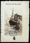 DINNER [held by] HAMBURG-AMERIKA LINIE [at] "SCHNELLDAMPFER ""AUGUSTE VICTORIA""" (SS;)