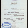 LUNCHEON [held by] ALCAZAR HOTEL [at] "ST. AUGUSTINE, FL" (HOTEL;)