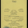 DINNER [held by] ALCAZAR HOTEL [at] "ST. AUGUSTINE, FL" (HOTEL;)