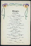 EASTER DINNER [held by] CHICAGO BEACH HOTEL [at] "[CHICAGO, IL]" (HOTEL;)