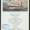DINNER [held by] NORDDEUTSCHER LLOYD BREMEN [at] SS BARBAROSSA (SS;)