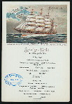 DINNER [held by] NORDDEUTSCHER LLOYD BREMEN [at] SS BARBAROSSA (SS;)