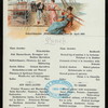 LUNCH [held by] NORDDEUTSCHER LLOYD BREMEN [at] SS HOHENZOLLERN (SS;)