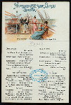 LUNCH [held by] NORDDEUTSCHER LLOYD BREMEN [at] SS HOHENZOLLERN (SS;)