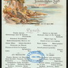 LUNCH [held by] NORDDEUTSCHER LLOYD BREMEN [at] "SCHNELLDAMPFER ""HOHENZOLLERN""" (SS;)